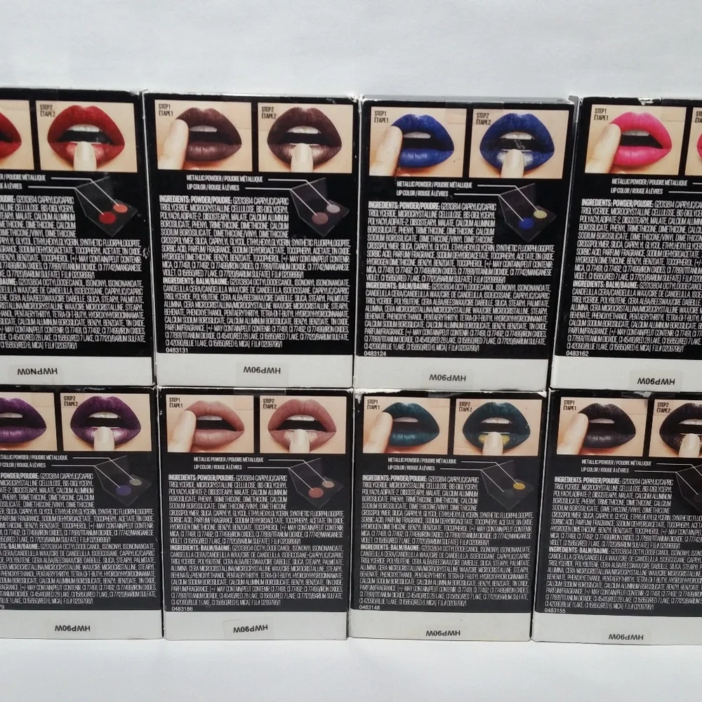 Maybelline Python Metallic Lip Kit Complete Set 8 - Picture 5 of 9